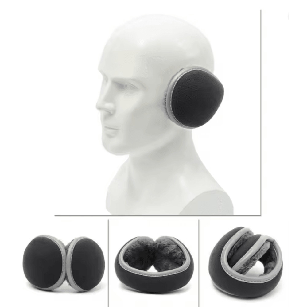 Foldable Reflective Winter Ear Warmers For Men Women 2