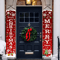 FestiveWelcome Christmas Door Banners Set For Home And Party Decoration 0