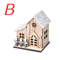 GlowCabin Wooden Christmas LED House Decoration 5