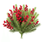 EverJoy Christmas Pine And Berry Branches Set Of 10 5