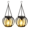 SolarGlow Outdoor Hanging Lantern Waterproof Garden Light 5