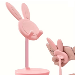 bunnyhold universal rabbit phone stand for desk and decor