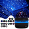 LunaGlow Rotating Starry Sky Night Light Projector Lamp 0