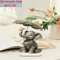 EleGrace Bohemian Elephant Figurine With Lotus Umbrella Home Decor 4