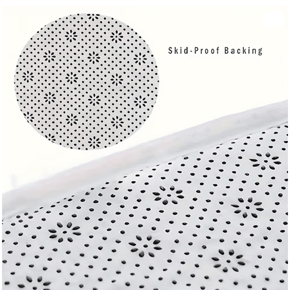 PlushFlannel Thickened Absorbent Bath Floor Mat 2