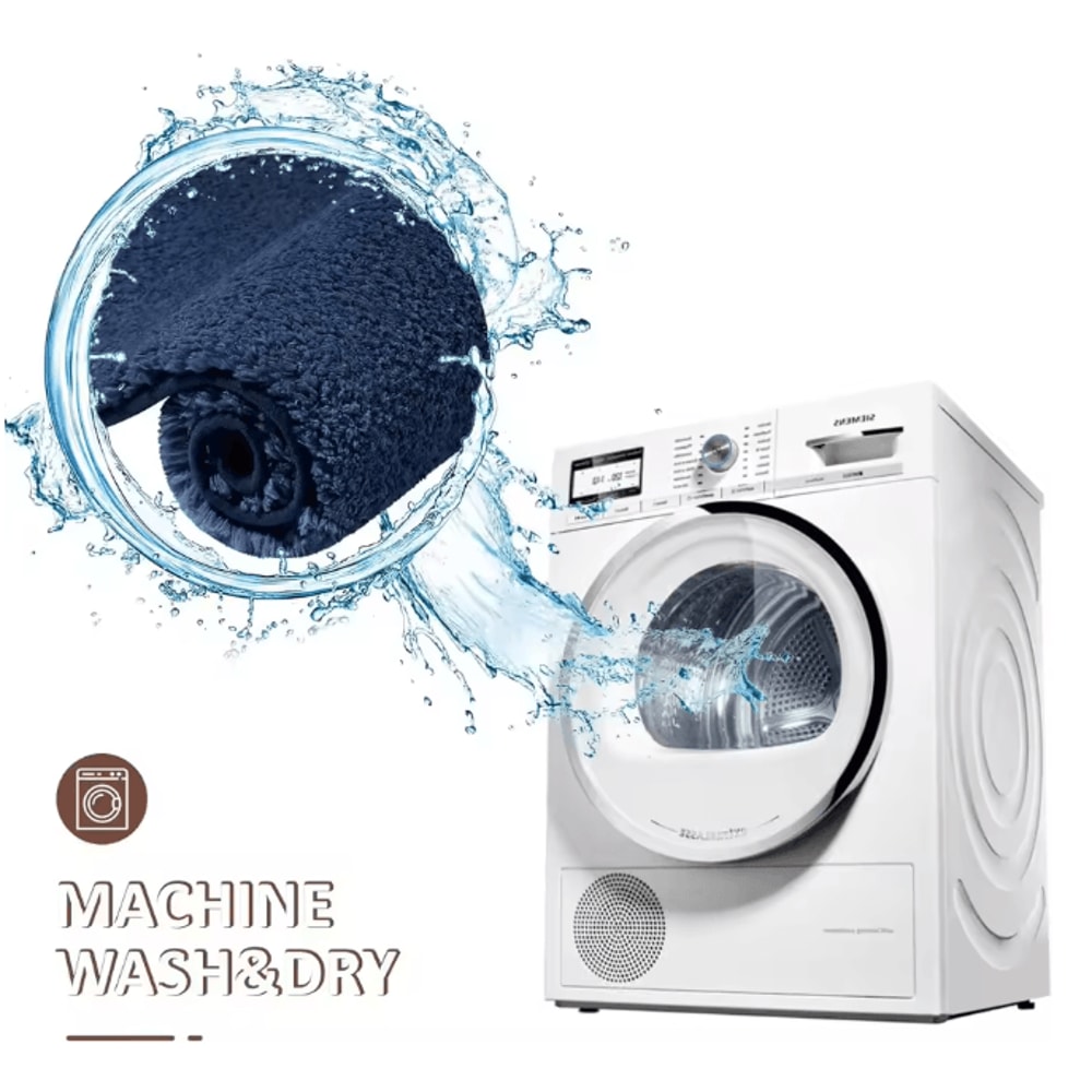 AquaPlush Thickened AntiSlip Absorbent Bathroom Mat 3