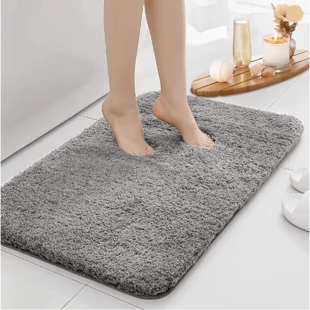 AquaPlush Thickened AntiSlip Absorbent Bathroom Mat 7