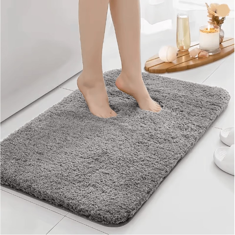 AquaPlush Thickened AntiSlip Absorbent Bathroom Mat 7