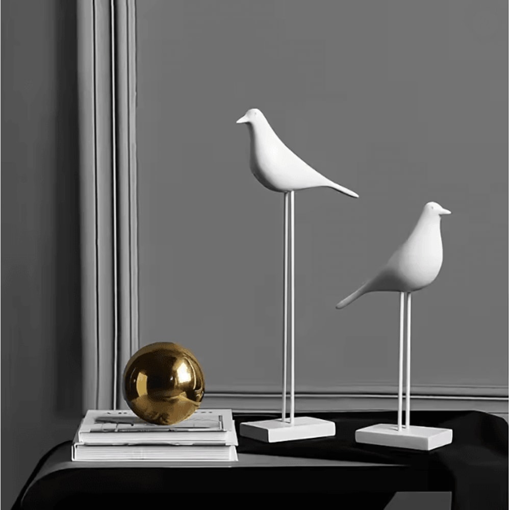 NordicResin Bird Statue Decorative Sculpture For Home And Office 3