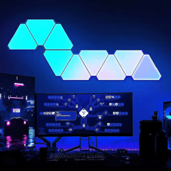 lumisync wifi bluetooth led triangle wall light