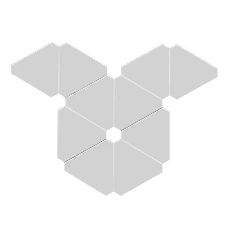 LumiSync WiFi Bluetooth LED Triangle Wall Light 1