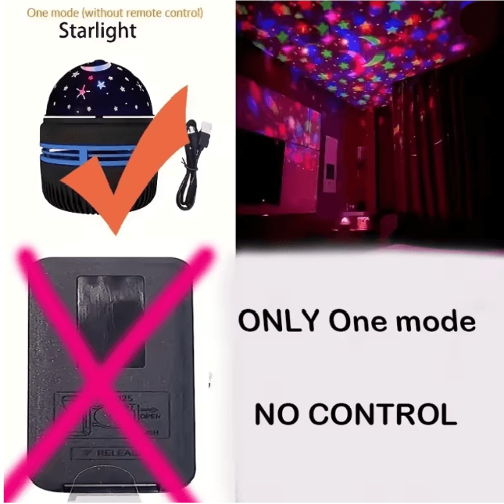 StarWave Galaxy Projector Night Light 7