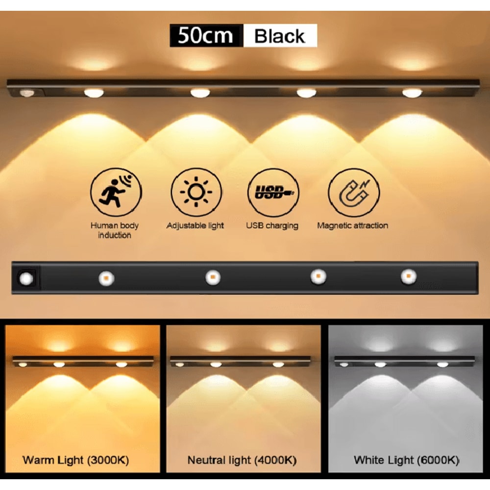 LumiSense Motion Sensor LED Light Bar 4