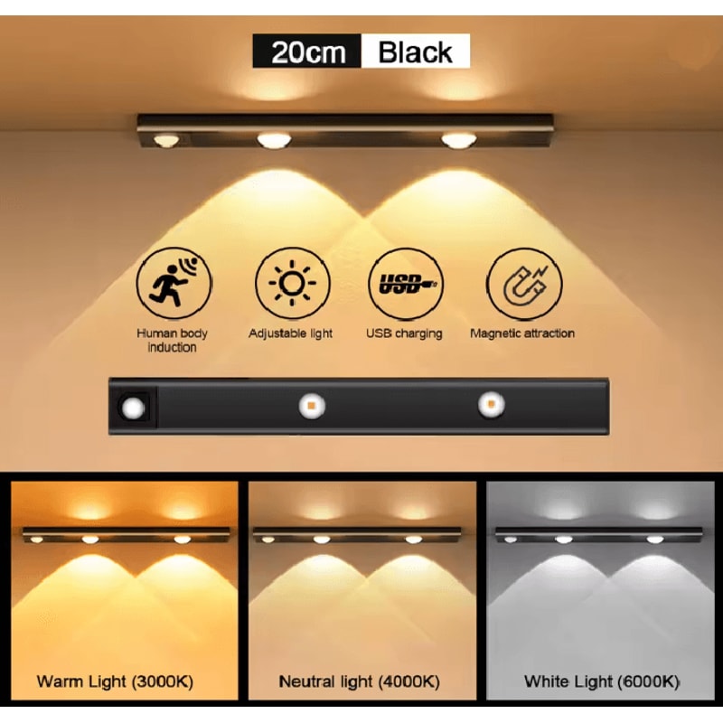 LumiSense Motion Sensor LED Light Bar 5