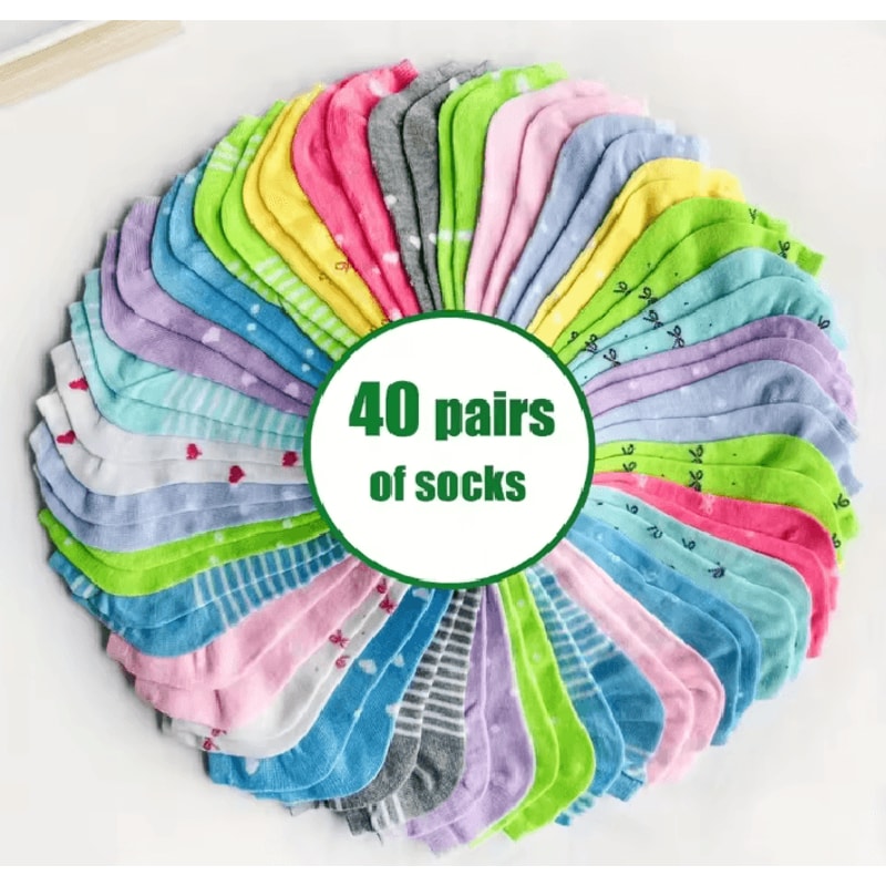 HeartEase Candy Colored Ankle Socks For Women 8