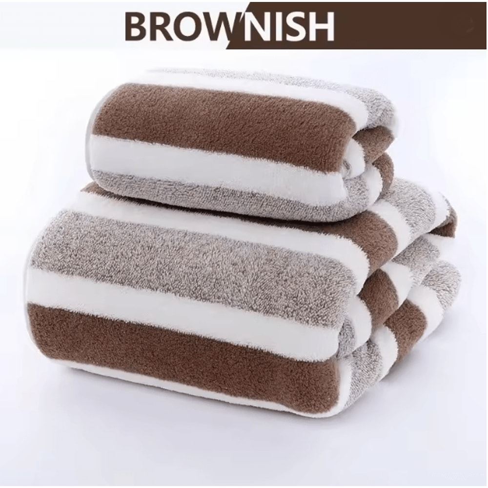 PureComfort Soft Absorbent Bath Towel Set For Men And Women 4