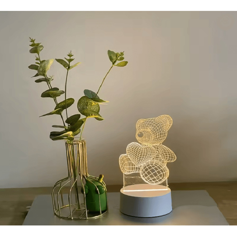 LumiBear 3D Acrylic LED Night Light 0
