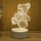 LumiBear 3D Acrylic LED Night Light 4