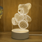 LumiBear 3D Acrylic LED Night Light 4