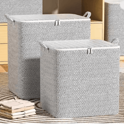 homeease large capacity non woven storage bag organizer