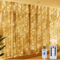 LumiGlow LED Fairy Curtain String Lights With Remote Control 5