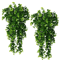 EverVine Artificial Eucalyptus Hanging Rattan Greenery 5