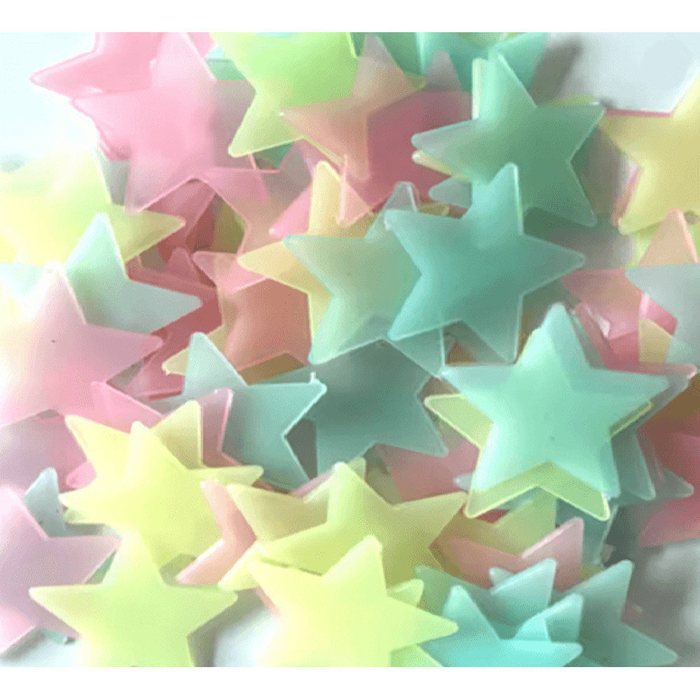 StarGlow 100 Piece Glow In The Dark Wall Stickers Set 2