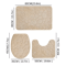 AquaStone Plush Bathroom Mat Set 6