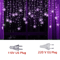 SnowGlow 32 M Snowflake LED Curtain Lights Waterproof Holiday Fairy String Decor 3