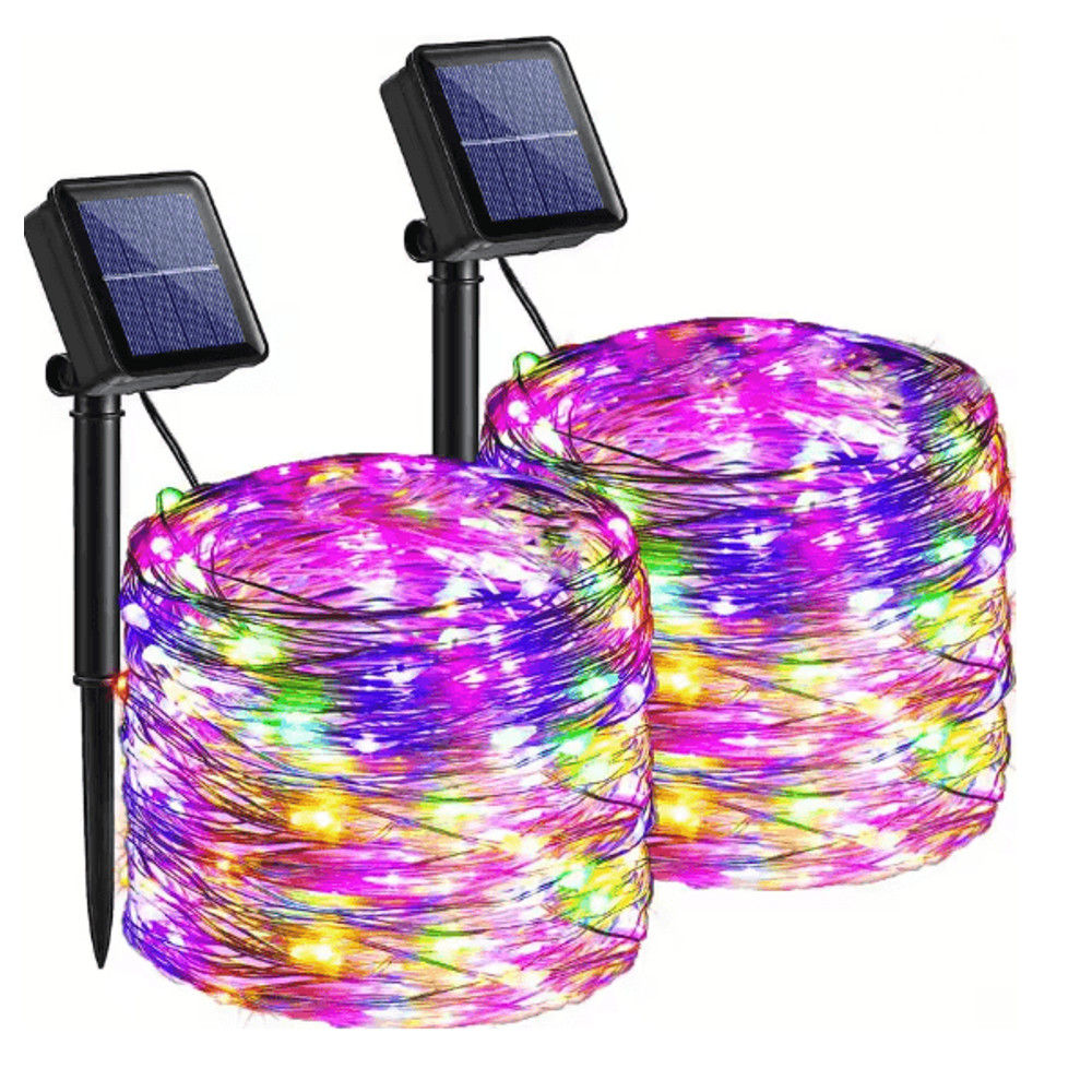 SunGlow Solar Fairy Lights Outdoor String With 8 Lighting Modes 6