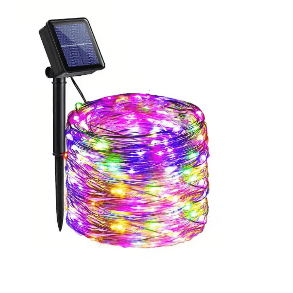 SunGlow Solar Fairy Lights Outdoor String With 8 Lighting Modes 4