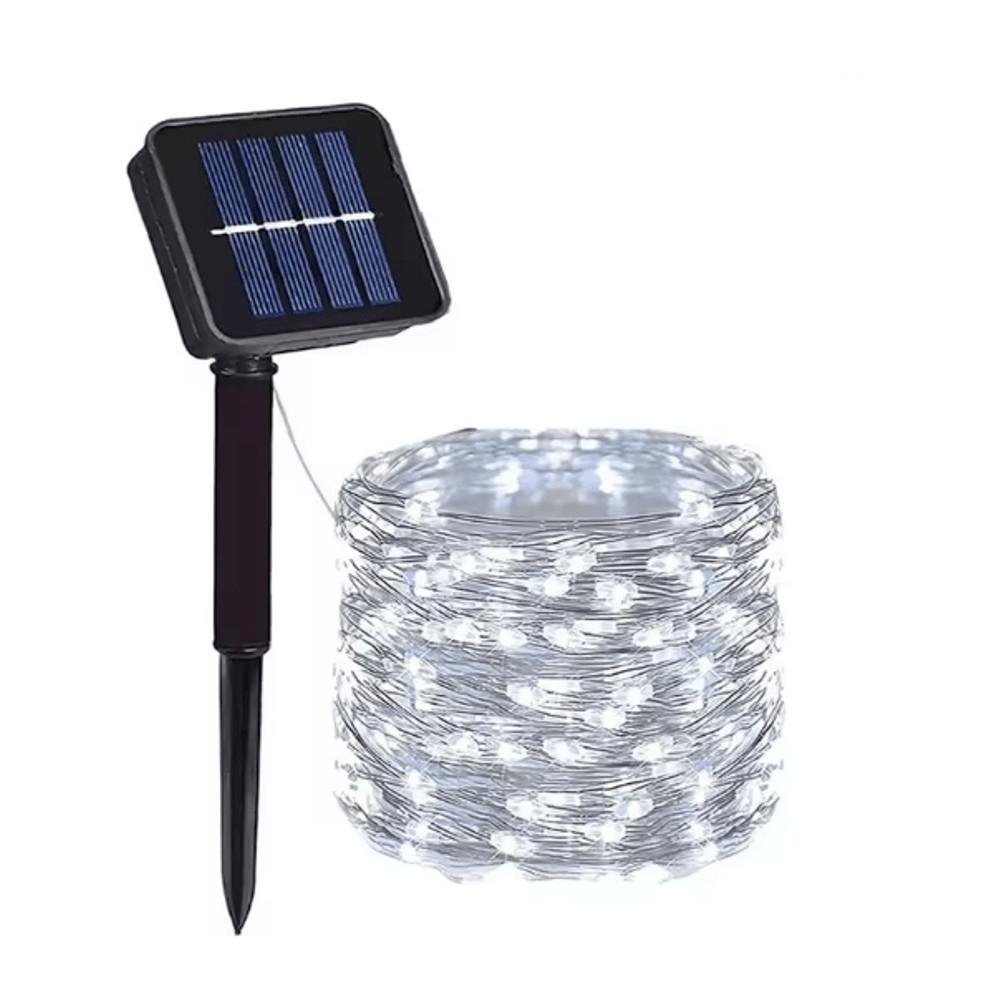 SunGlow Solar Fairy Lights Outdoor String With 8 Lighting Modes 3