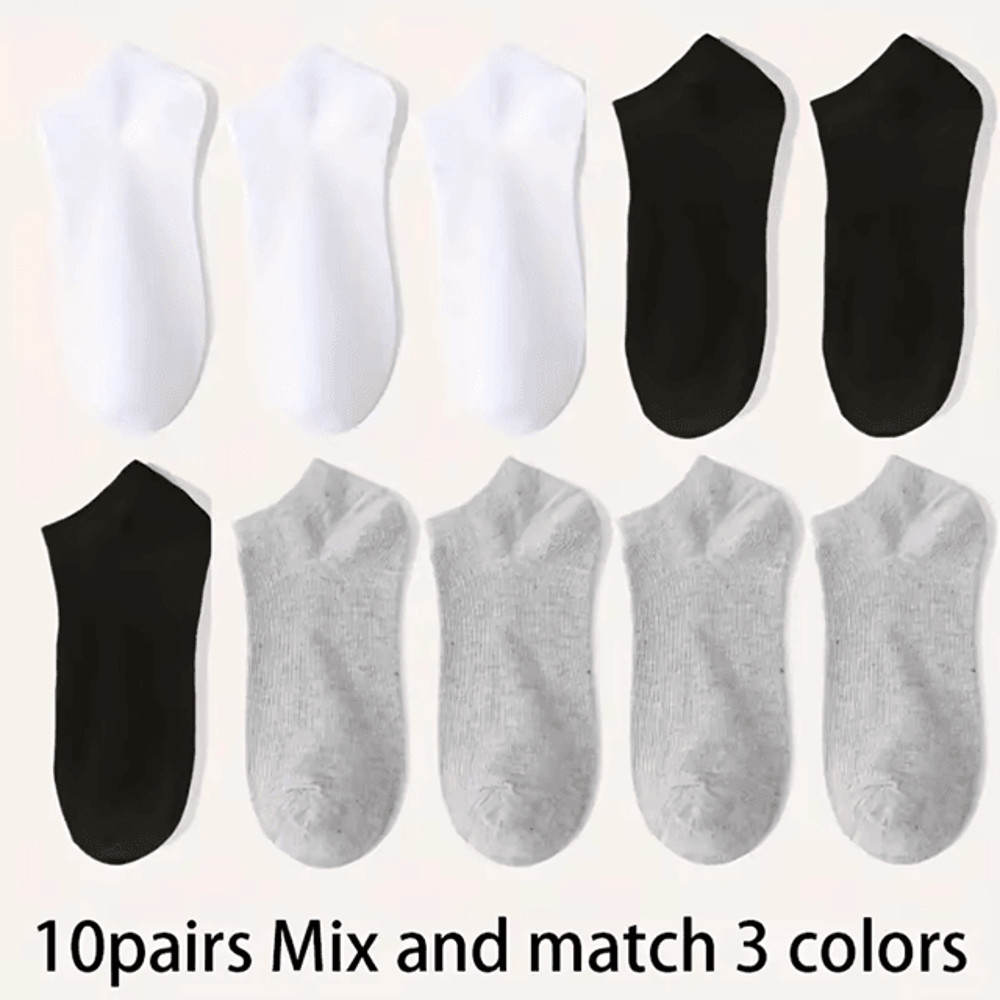AirFlex Unisex Comfort Ankle Socks Breathable Lightweight Everyday Wear 510 Pack 7