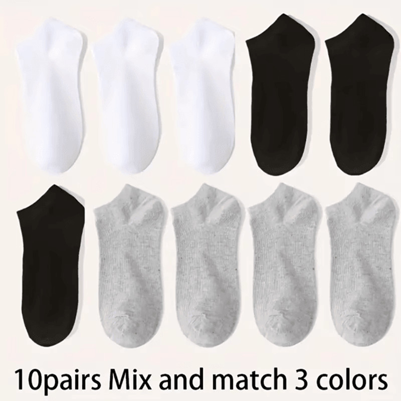 AirFlex Unisex Comfort Ankle Socks Breathable Lightweight Everyday Wear 510 Pack 7
