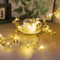 LumiLeaf Golden Tiny Leaves Fairy String Lights Battery Powered Copper Wire Decor 4