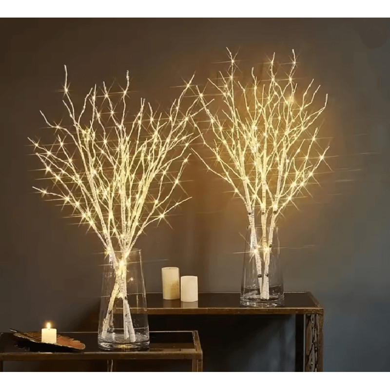 White Birch Branch LED Fairy Light 0