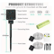 SolarGlow Outdoor Tube String Lights 2