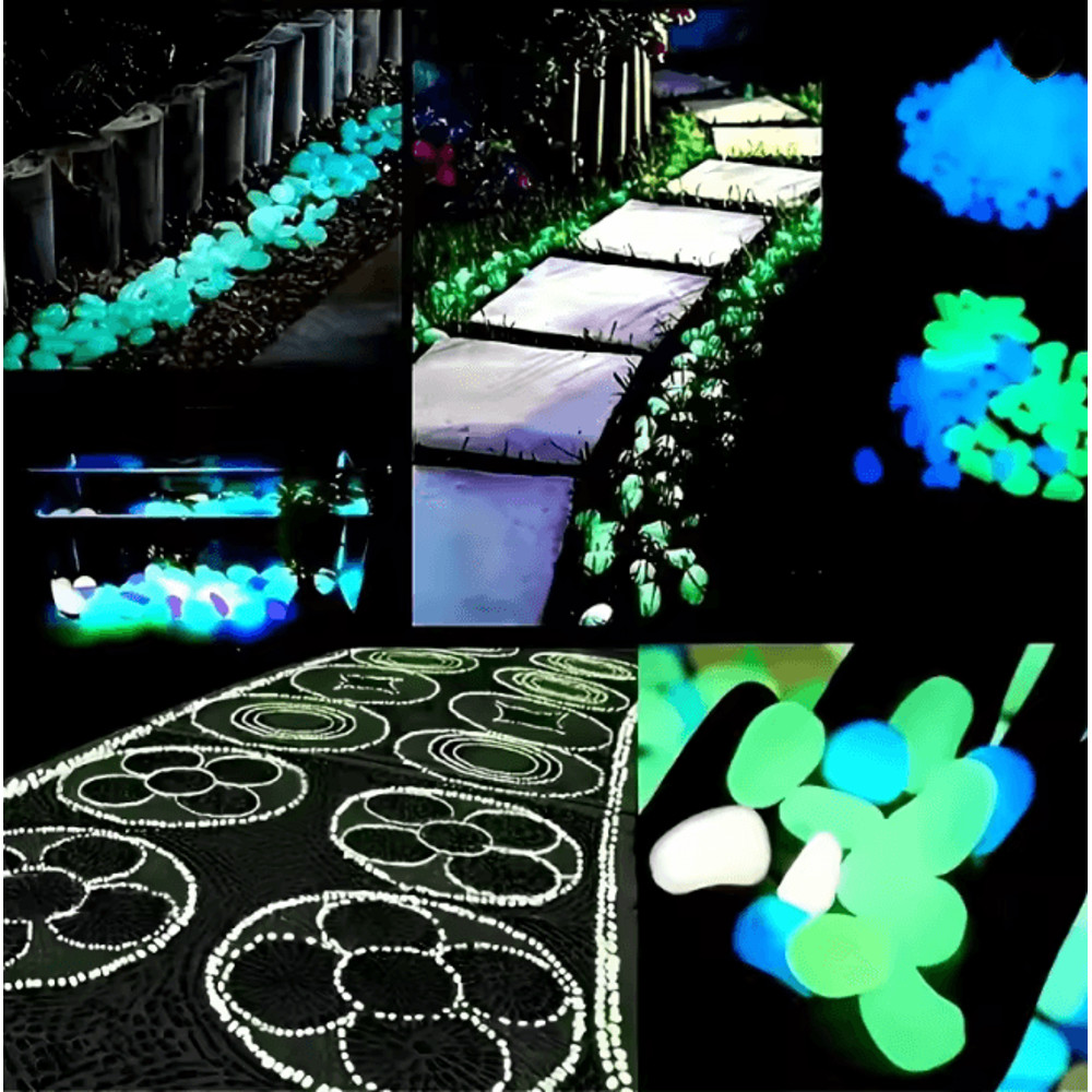 LumaGlow Garden Pebbles 100 Pack 1