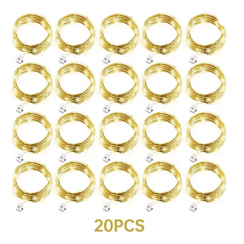 SilverGlow Fairy String Lights 20 Pack 1