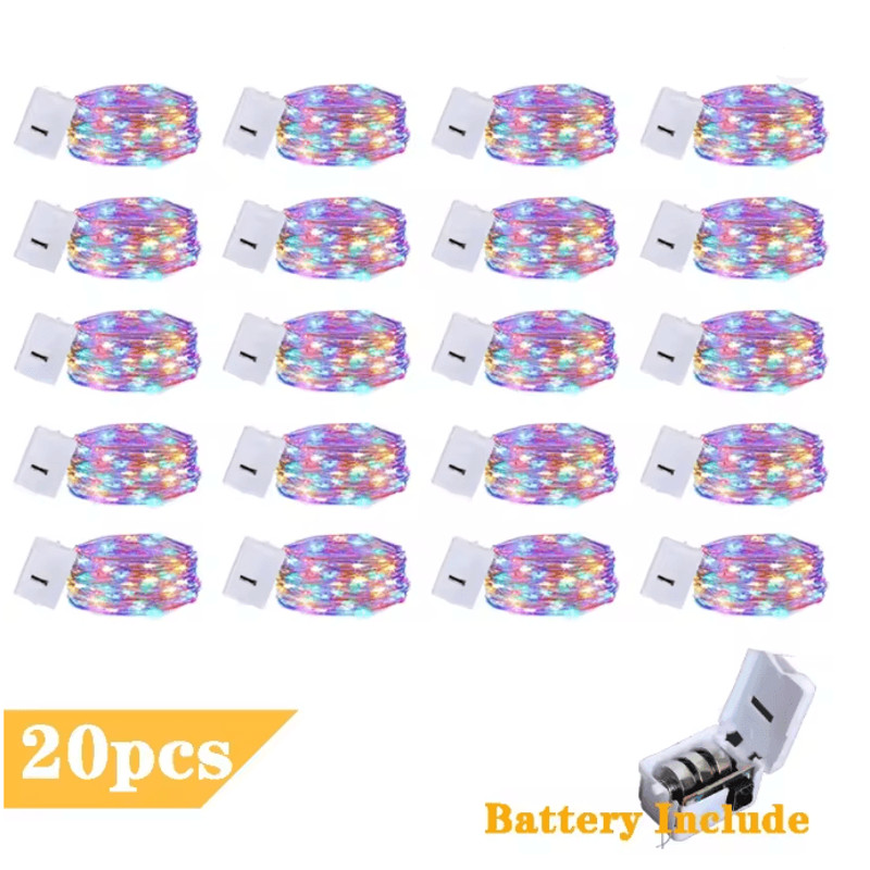 SilverGlow Fairy String Lights 20 Pack 5