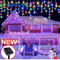 SolarGlow Icicle Holiday Lights 0