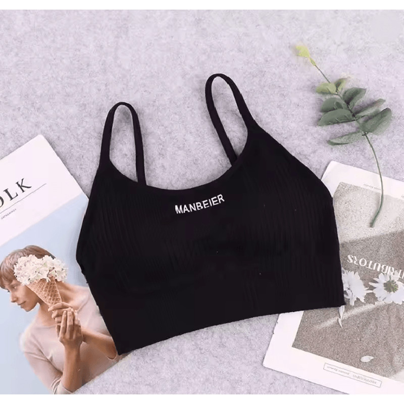 Soft Support Cotton Sports Bra Crop Top 4