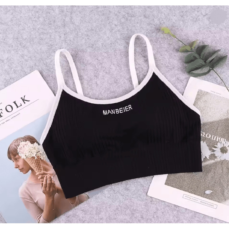 Soft Support Cotton Sports Bra Crop Top 5