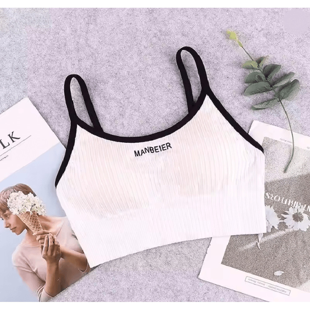 Soft Support Cotton Sports Bra Crop Top 6
