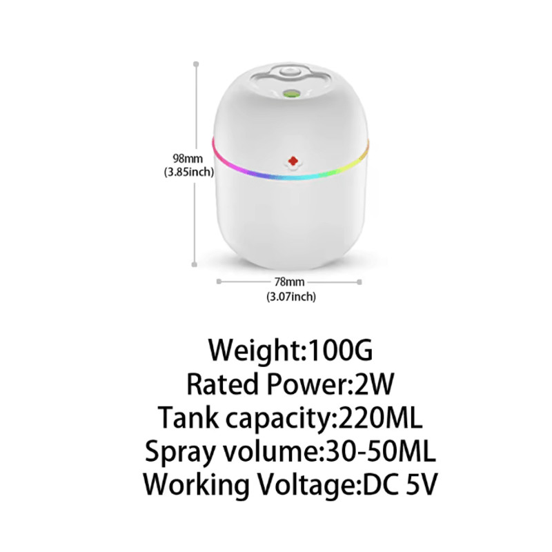 Portable Mini USB Humidifier Aroma Diffuser 4