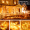 USB LED String Lights Copper Silver Wire Garland 3