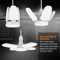 Foldable LED Garage Ceiling Light Bulb 3