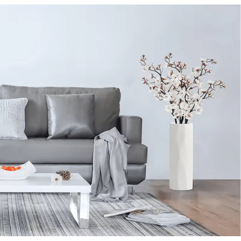 Silk Plum Blossom Artificial Flower Branch 2