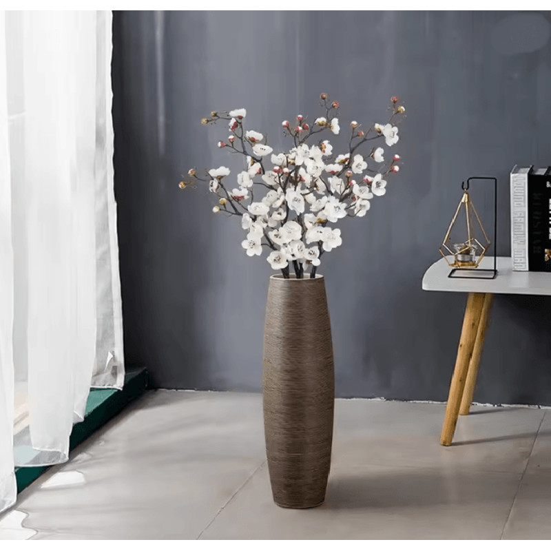 Silk Plum Blossom Artificial Flower Branch 3