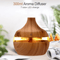 AromaMist Wood Grain Ultrasonic Humidifier 0